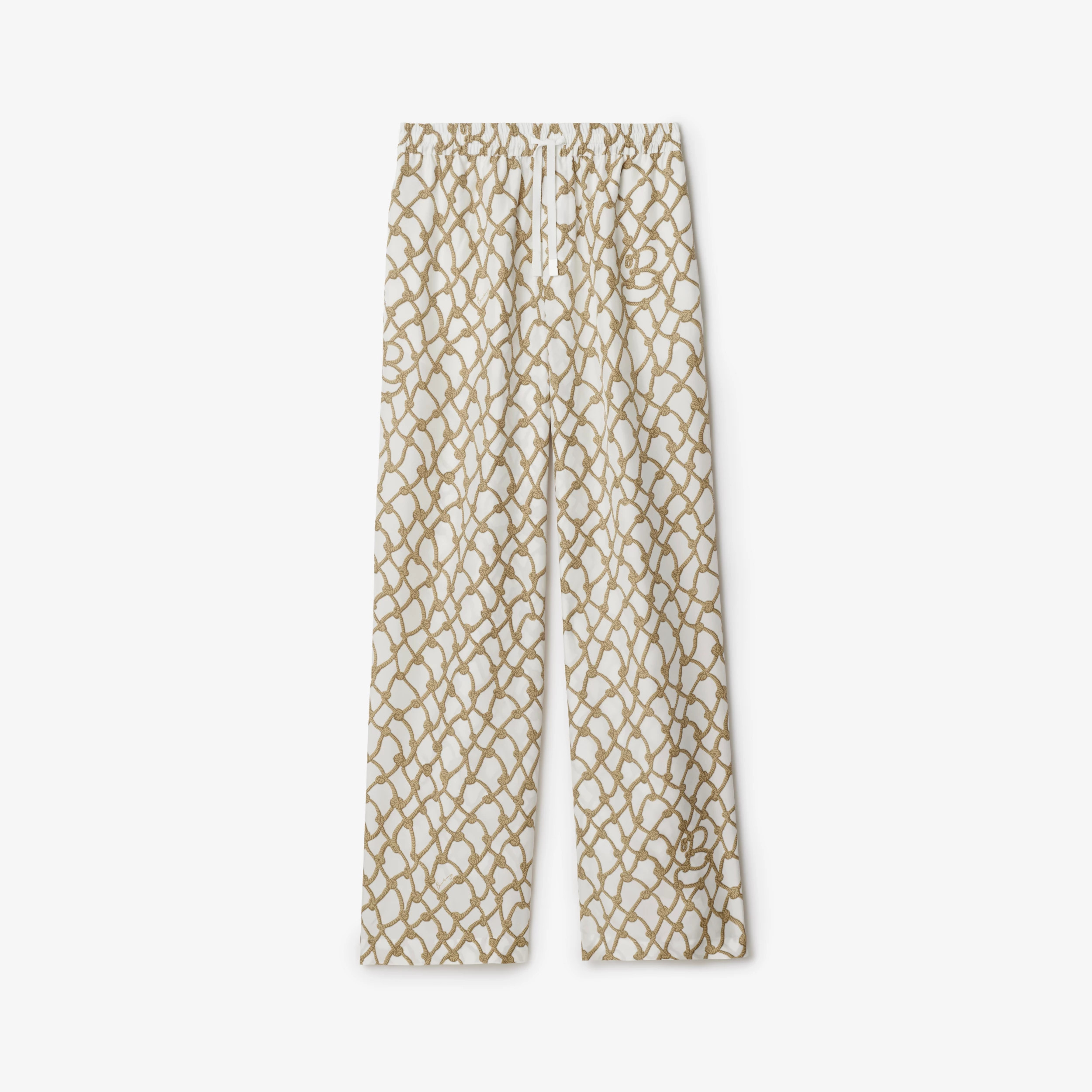 Burberry Knot Silk Trousers