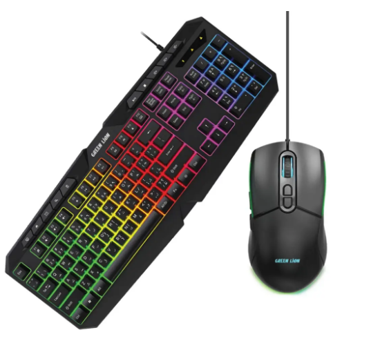 Green Lion GK-400 RGB Gaming Keyboard + Mouse