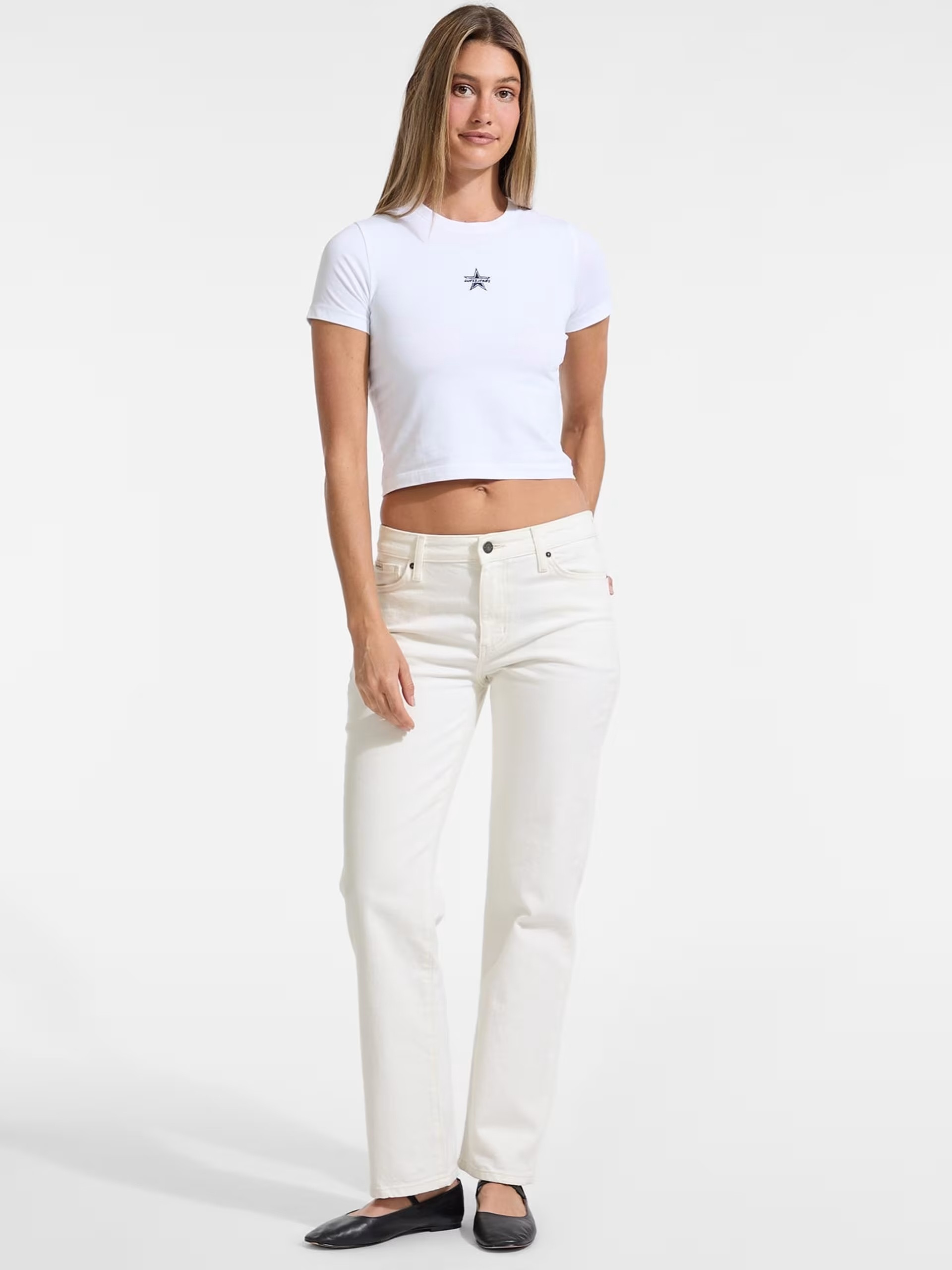 Guess JEANS G08 Mid-rise straight jeans