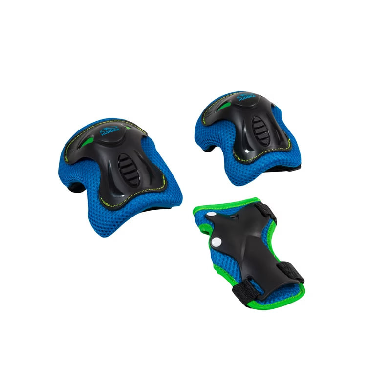 Hudora protector set for kids – elbow, knee, and wrist guards – available in 2 colors
