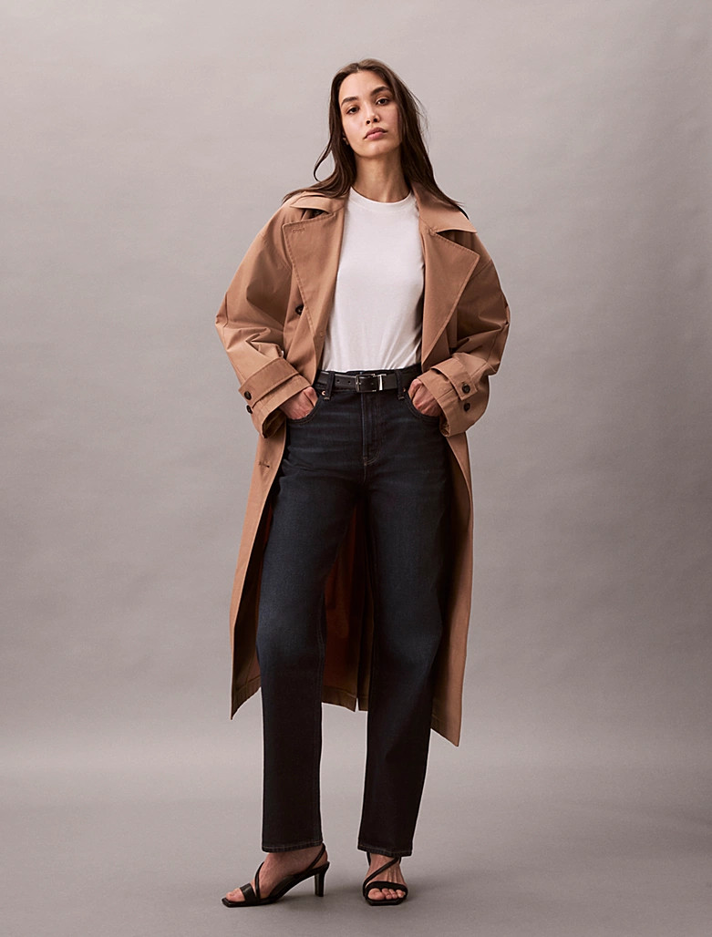 Calvin Klein High-Rise Straight Jeans