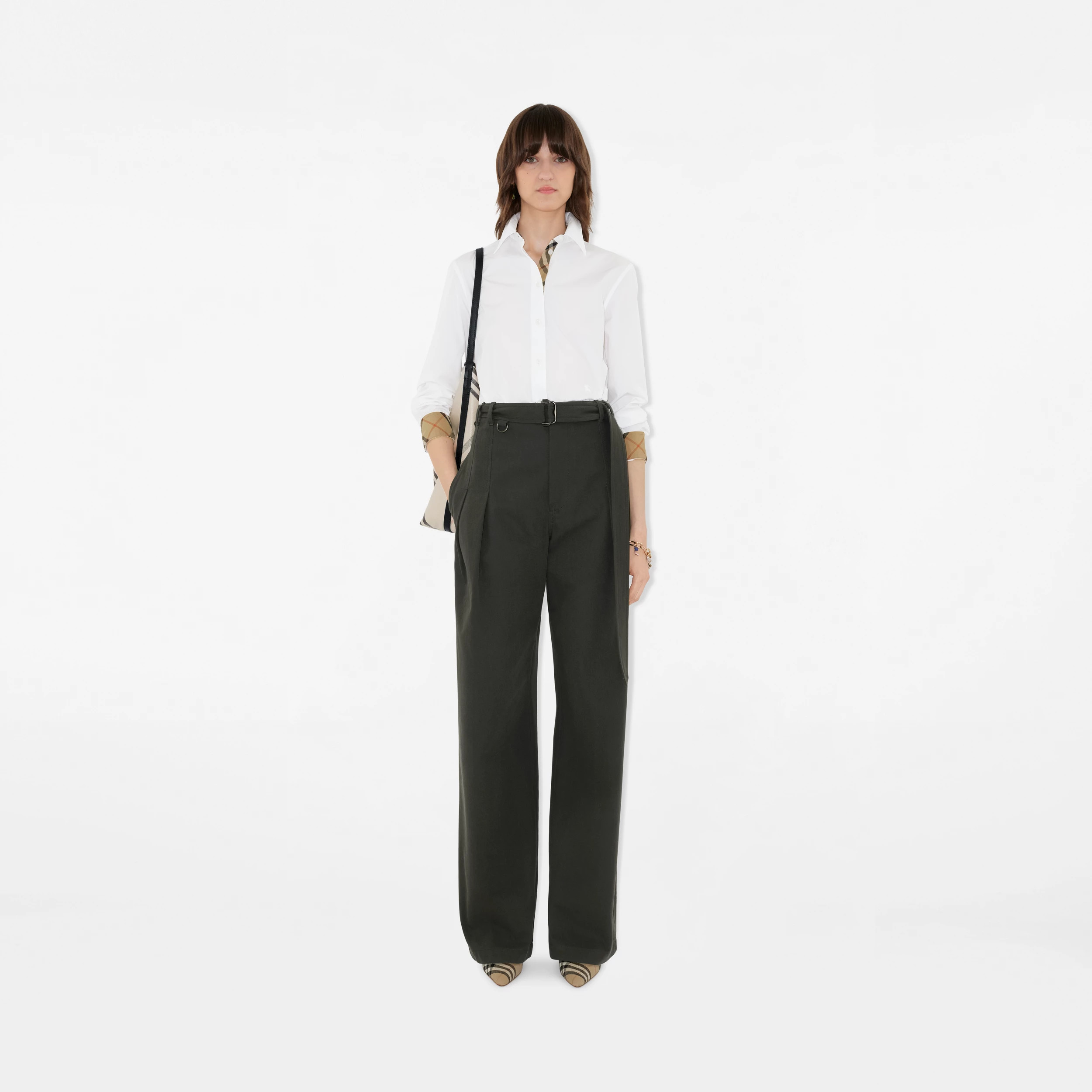 Burberry Regular Fit Cotton Poplin Shirt