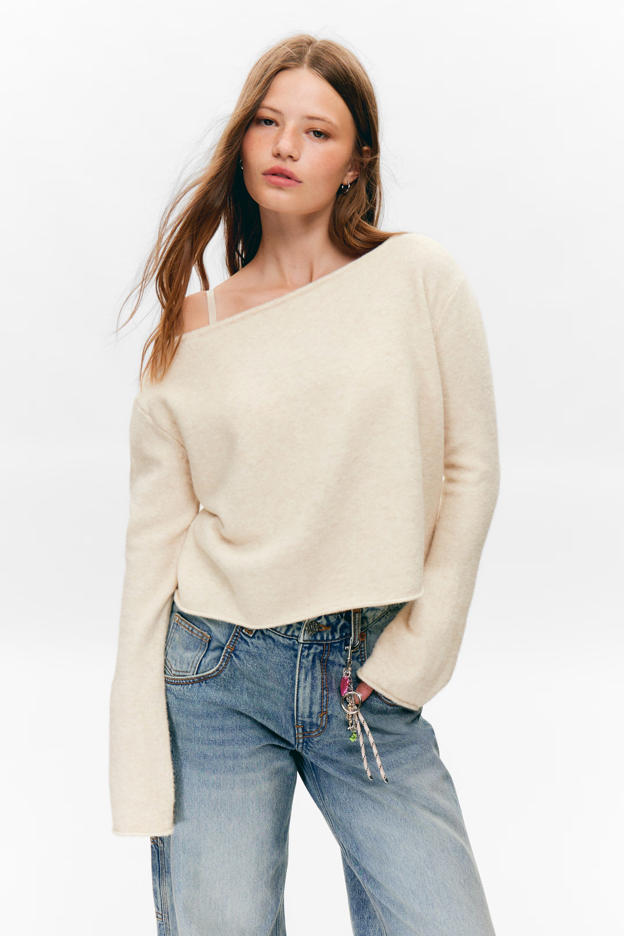 H&M Soft knit sweater with boat neck