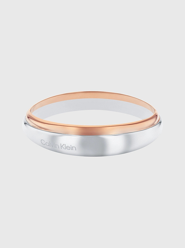 Calvin Klein Two-tone hinged bracelet