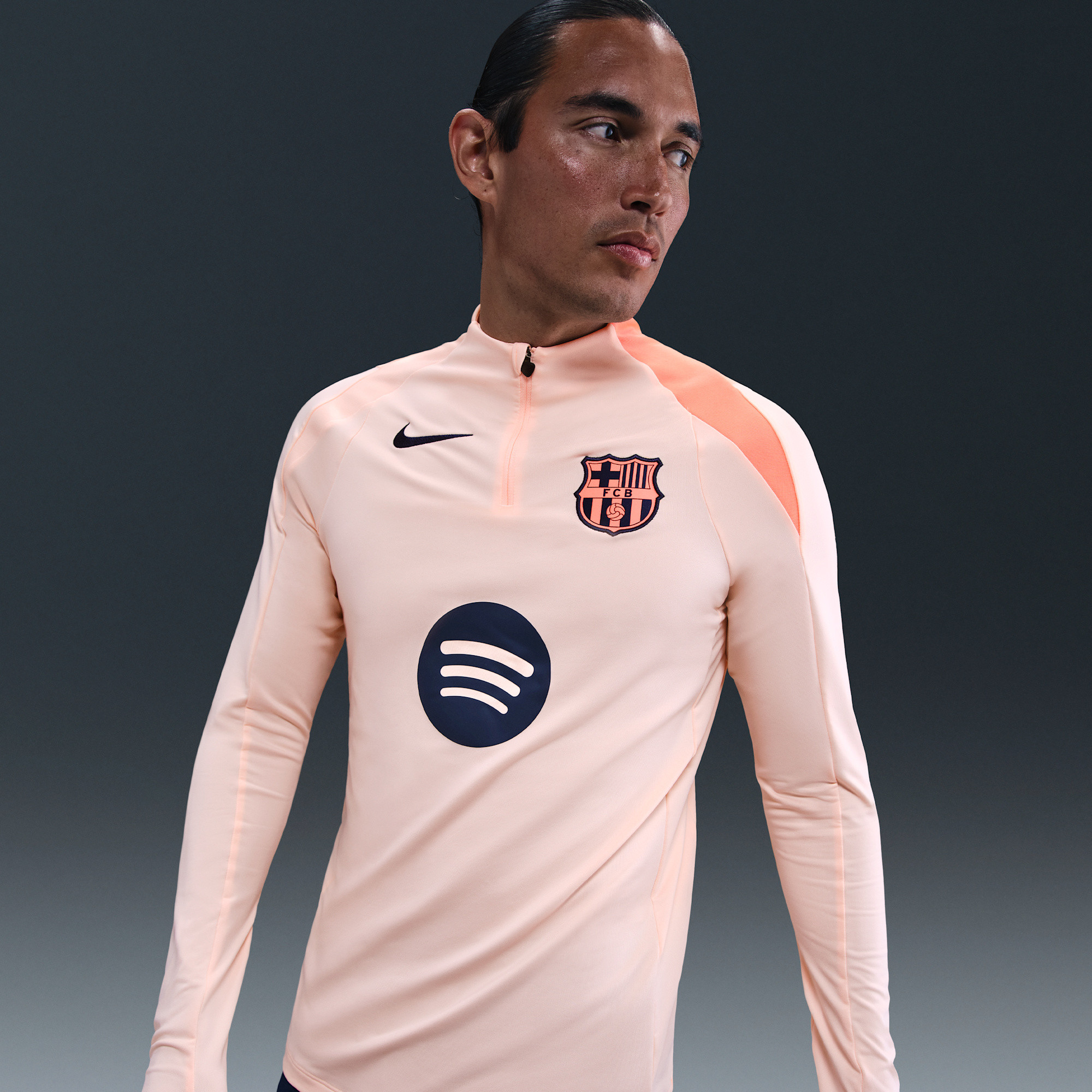 FC Barcelona Strike Third Nike Dri-FIT Total 90 Knit Football Drill Top