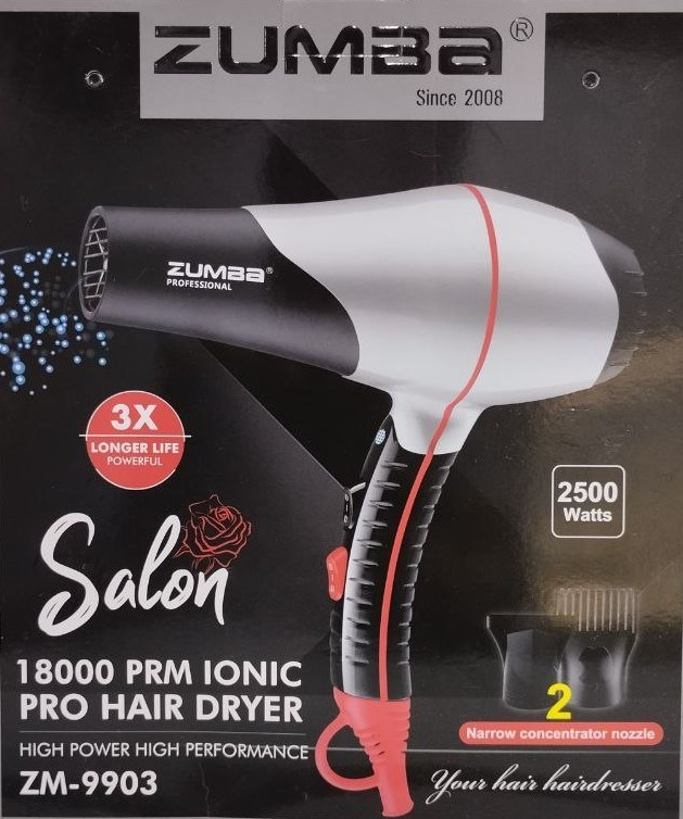 ZUMBA ZM-9903 2500W Hair Dryer