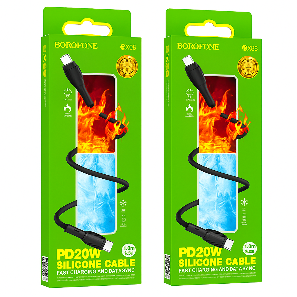 Borofone BX86 Type-C to Lightning 1m PD20W cable