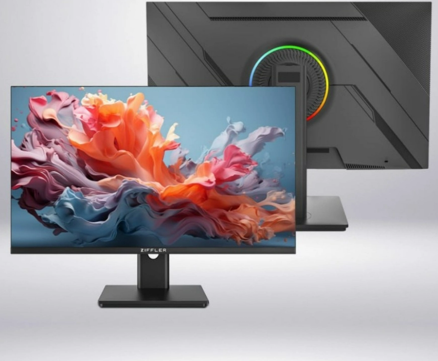Monitor ZIFFLER 24ZI120-24" Flat monitor (VGA+HDMI+DC) IPS FLAT 120hz RGB Balck