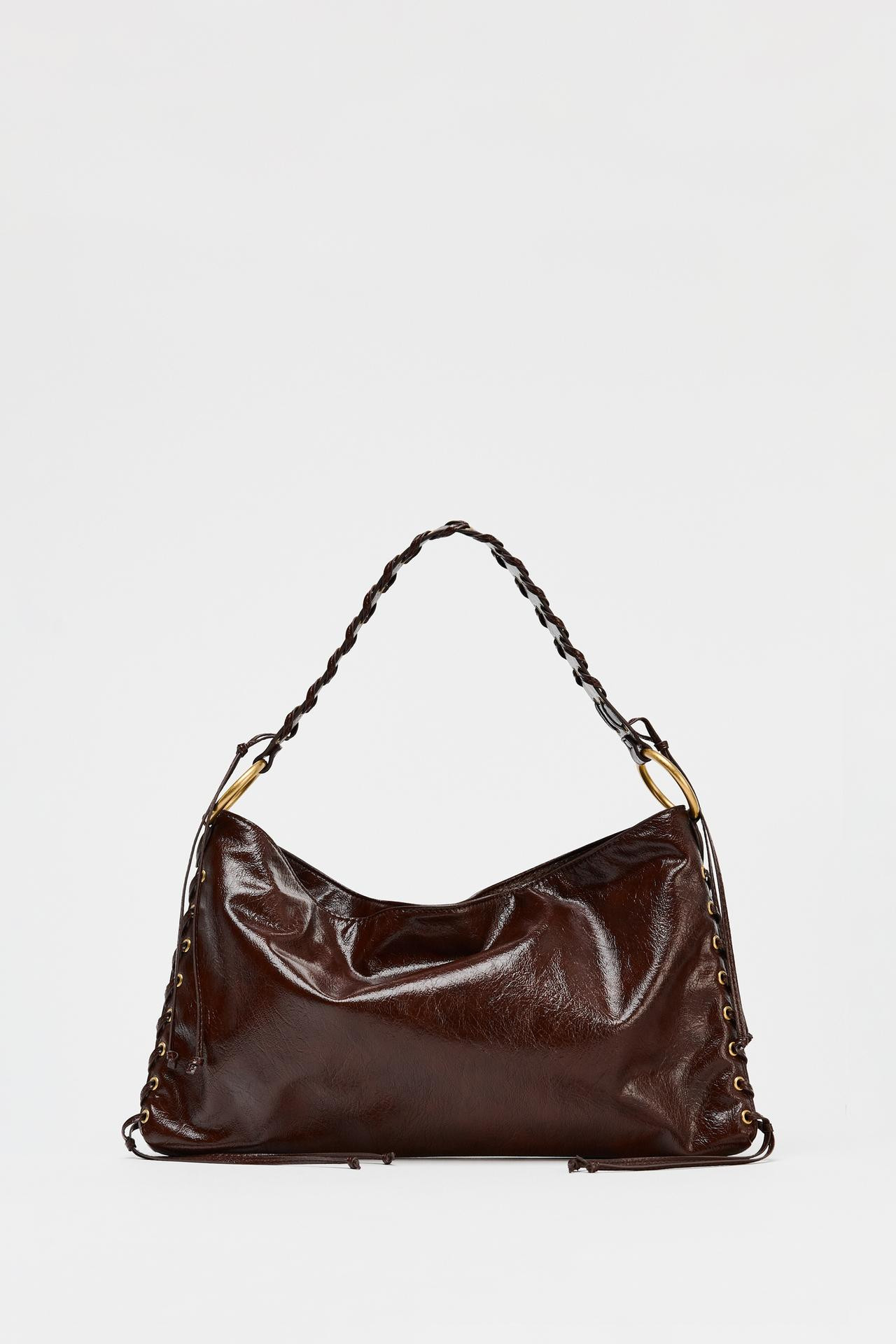 Zara Women's eyelet shoulder bag