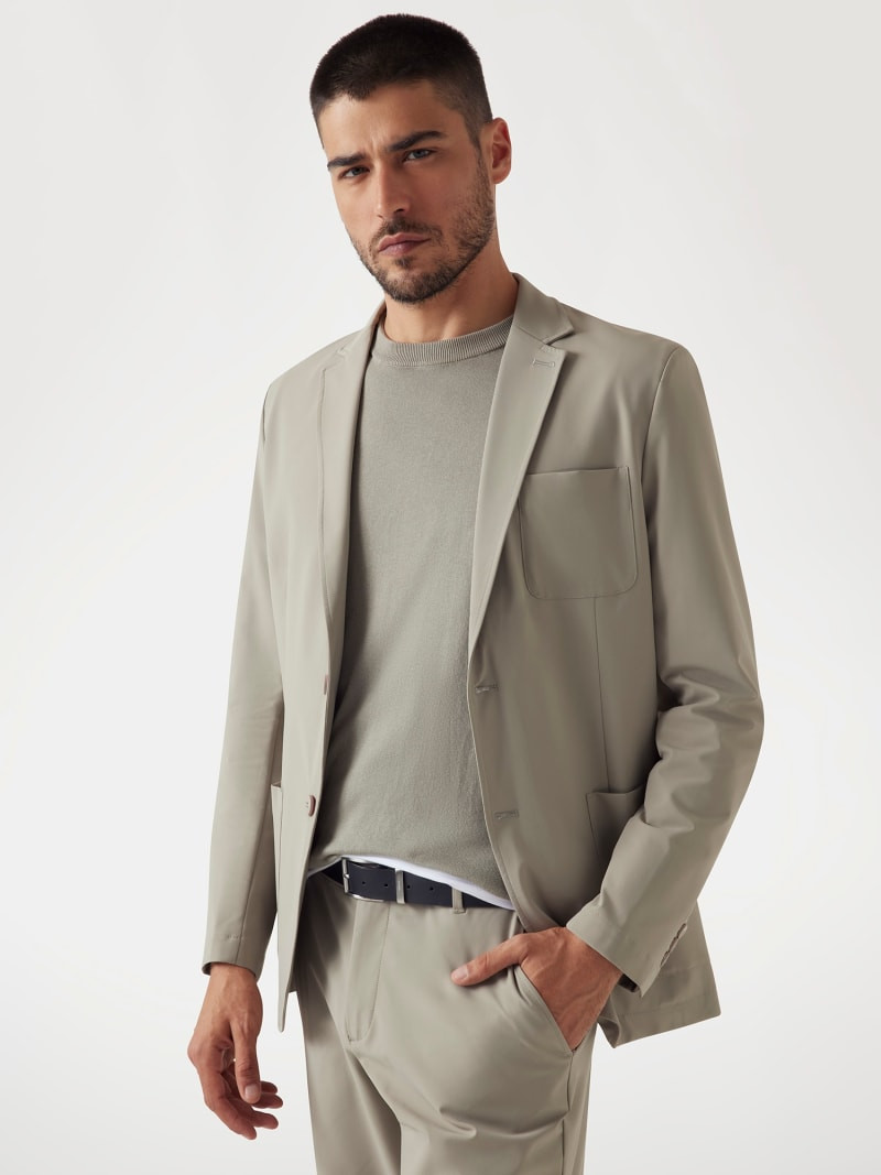 Men’s Single-Breasted Stretch Blazer