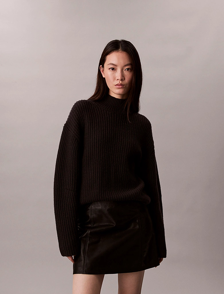 Calvin Klein Casual, thick ribbed turtleneck sweater