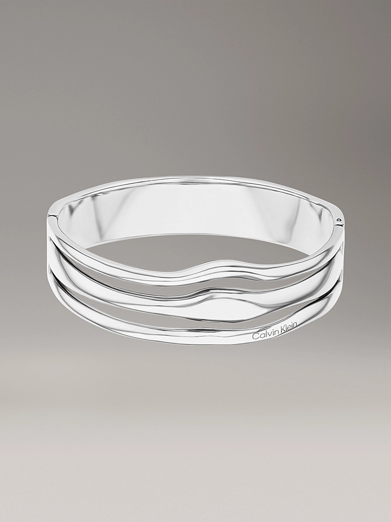 Calvin Klein Sculptural gold-plated bangle