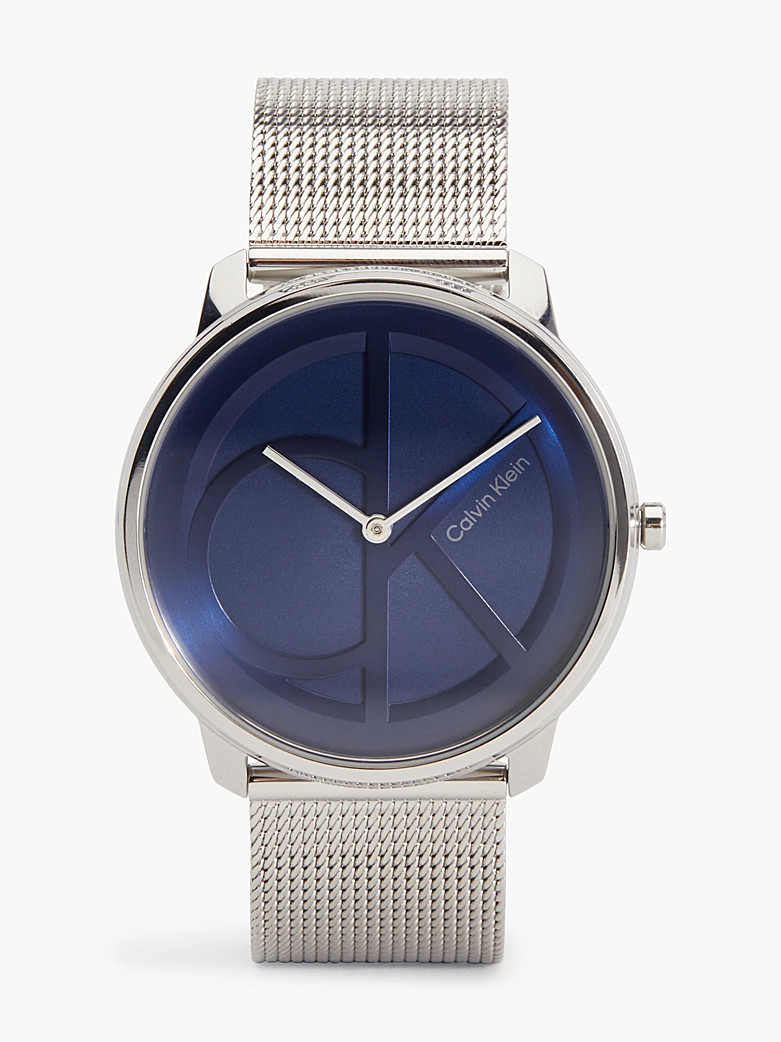 Calvin Klein Mesh watch with monogram logo