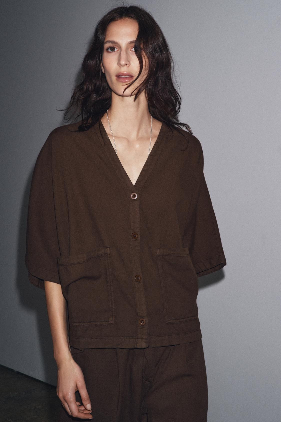 Zara RELAXED SHIRT ZW COLLECTION