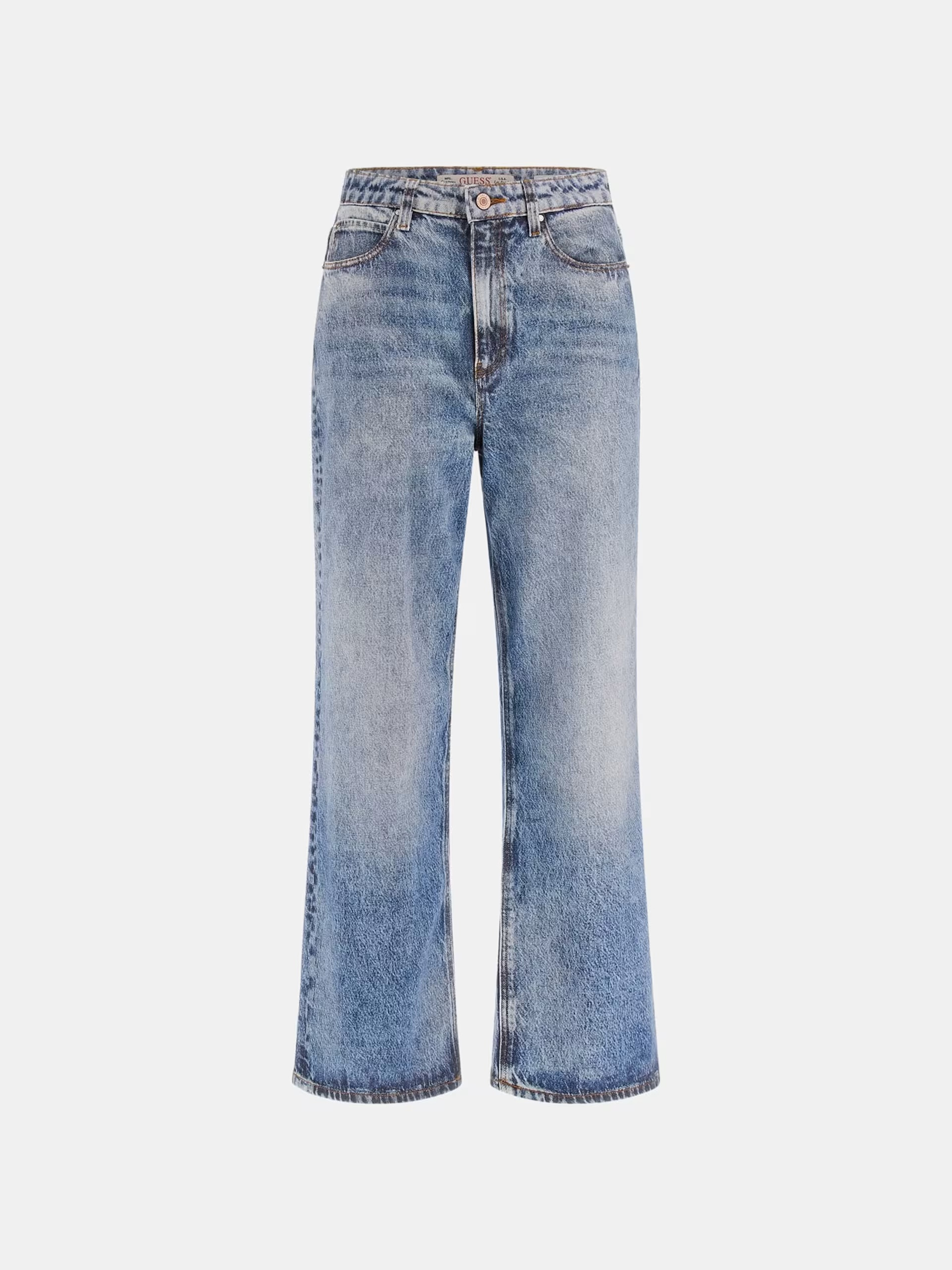 Guess Printed wide leg jeans