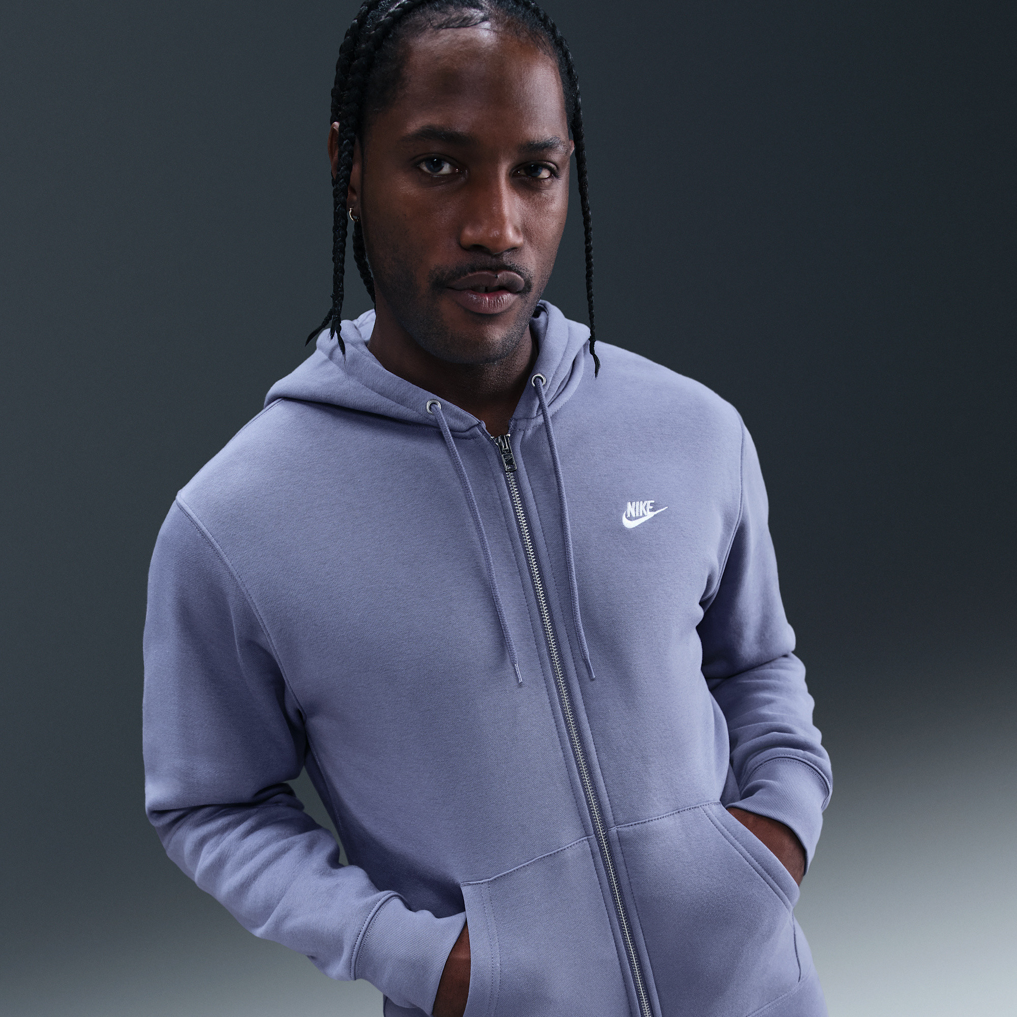Nike Club Full-Zip Fleece Hoodie