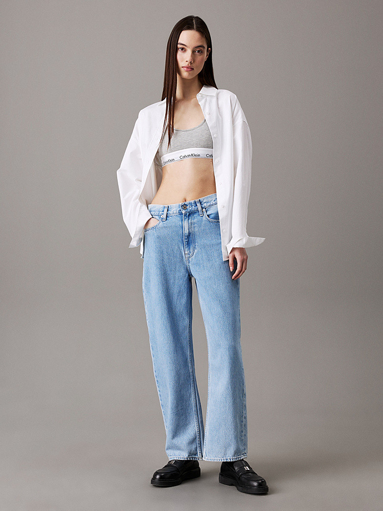 Calvin Klein High-Rise Barrel Jeans