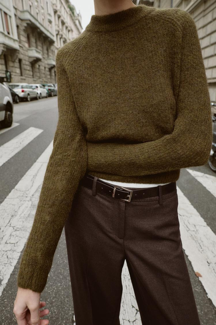 ZARA WOOL AND ALPACA JUMPER