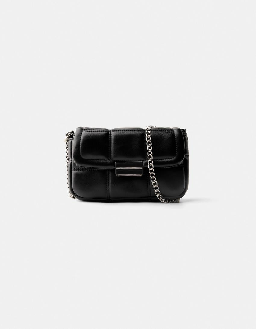 Bershka Quilted mini handbag