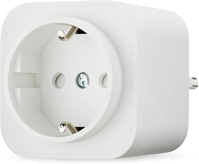 Smart Wi-Fi Socket 2.4GHz Wi-Fi for EU Socket Indoor Use Only Compatible with Alexa White