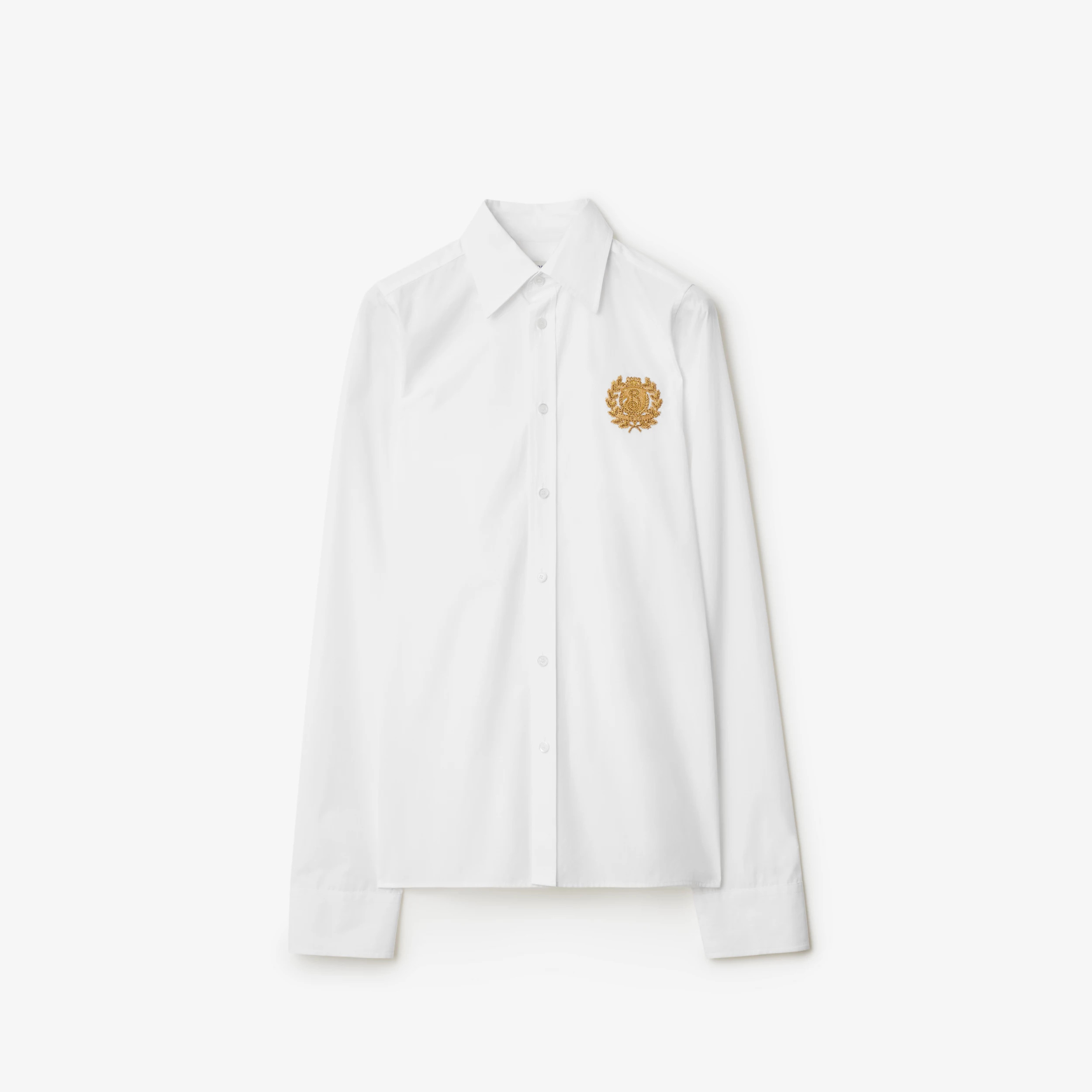 Burberry Regular Fit B Crest Cotton Shirt