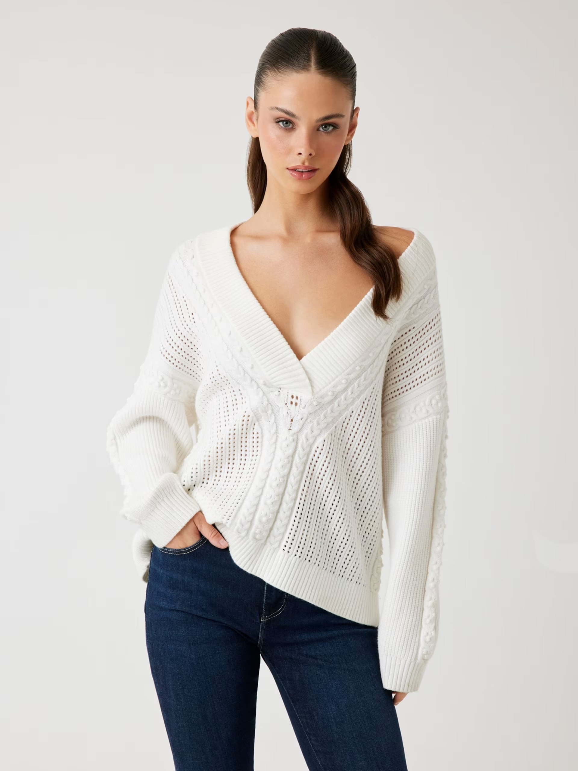 Guess Openwork-knit sweater