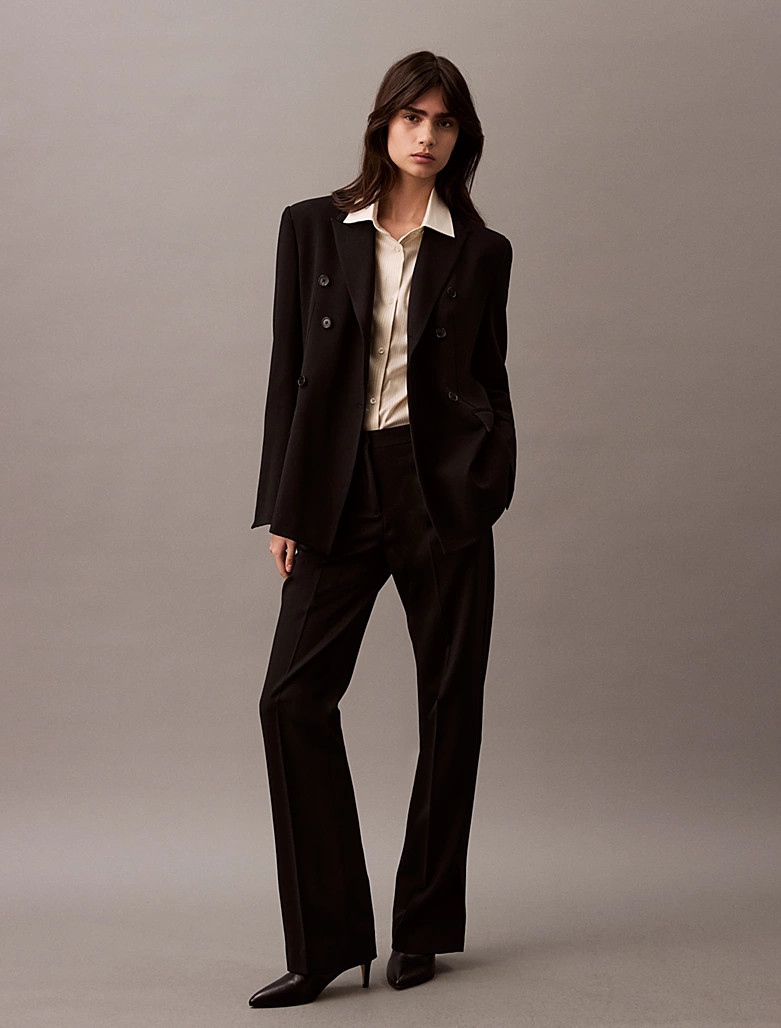 Calvin Klein Classic wool gabardine trousers