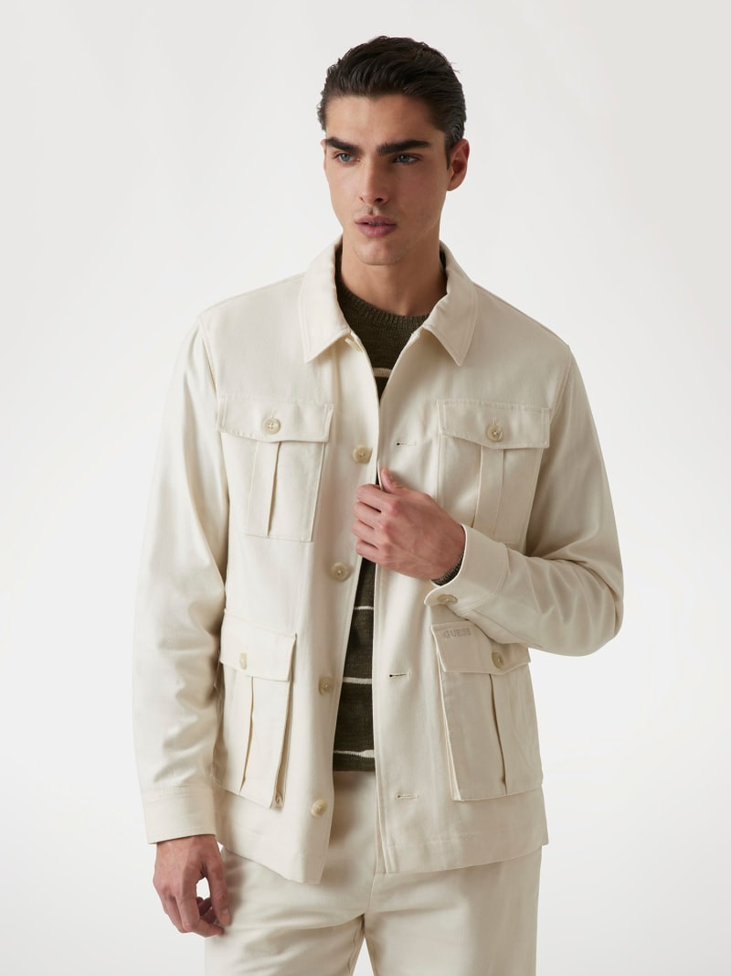 Men’s Linen-Blend Safari Jacket