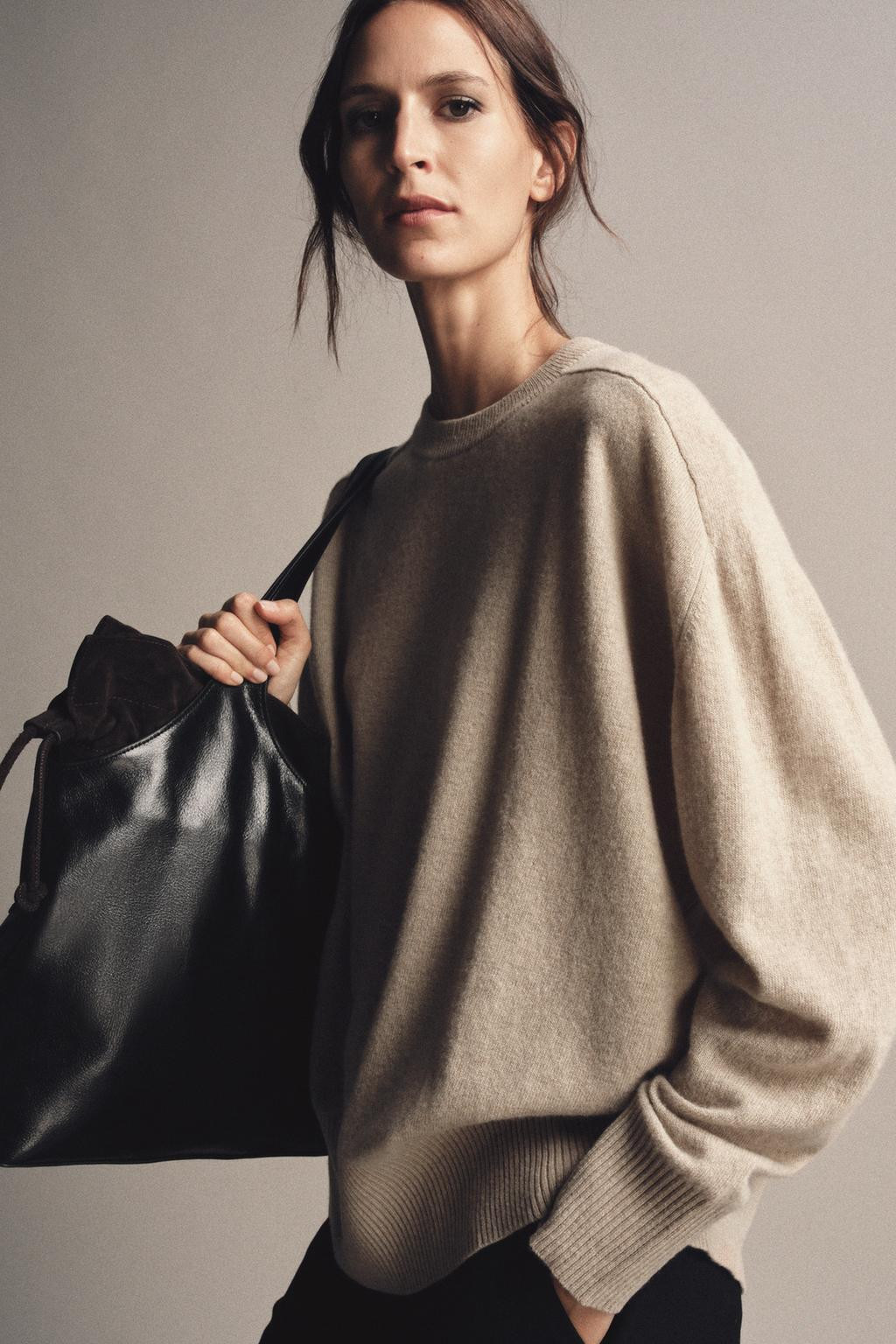 ZARA 100% WOOL OVERSIZE JUMPER