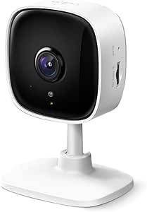 TP-Link Tapo C100 WLAN IP camera surveillance camera inside (1080p resolution, 2-way audio, 9m night vision, up to 128 GB local storage on SIM card, Tapo app, compatible with Alexa, Google Assistant)