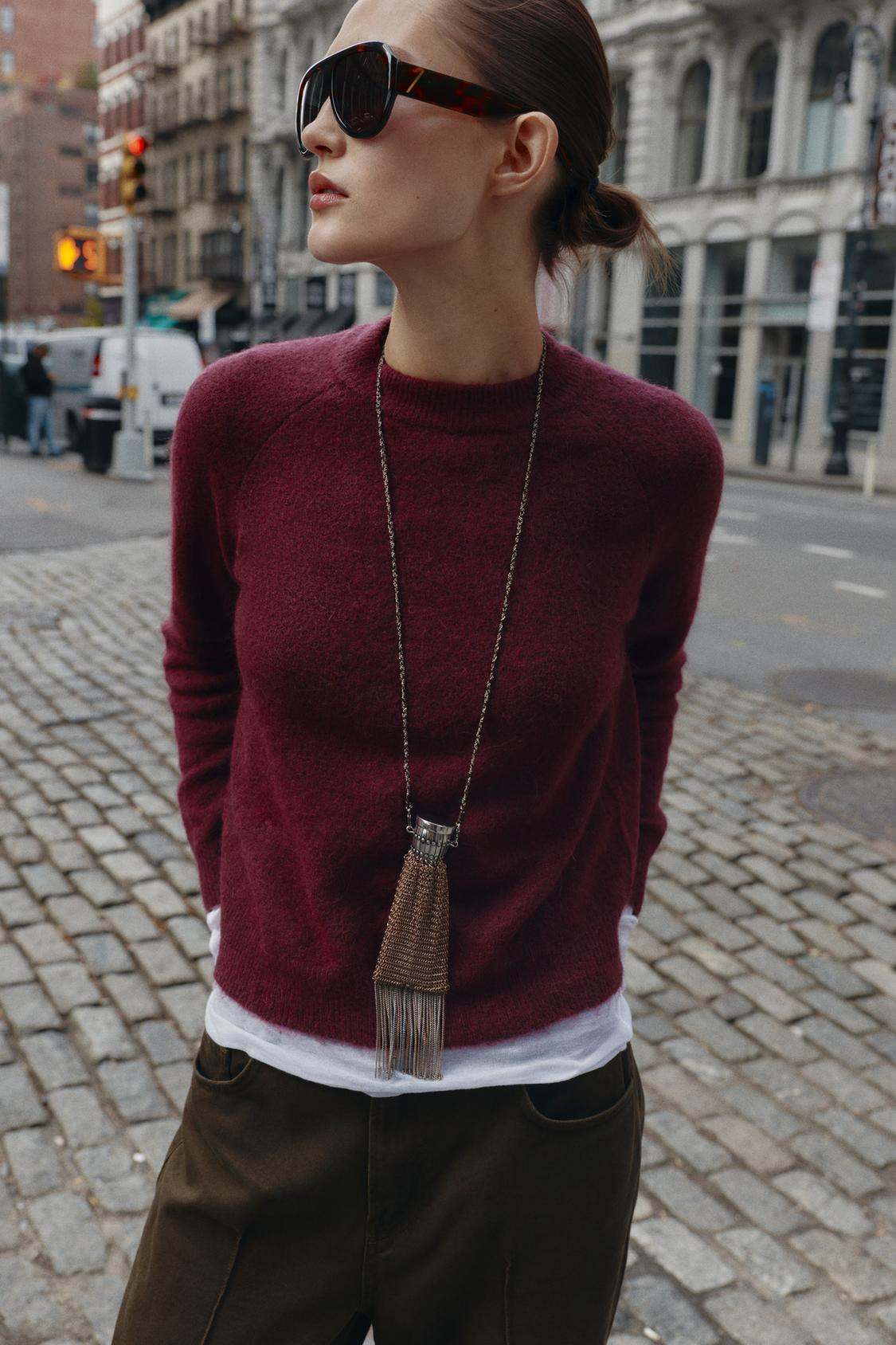 ZARA WOOL AND ALPACA JUMPER