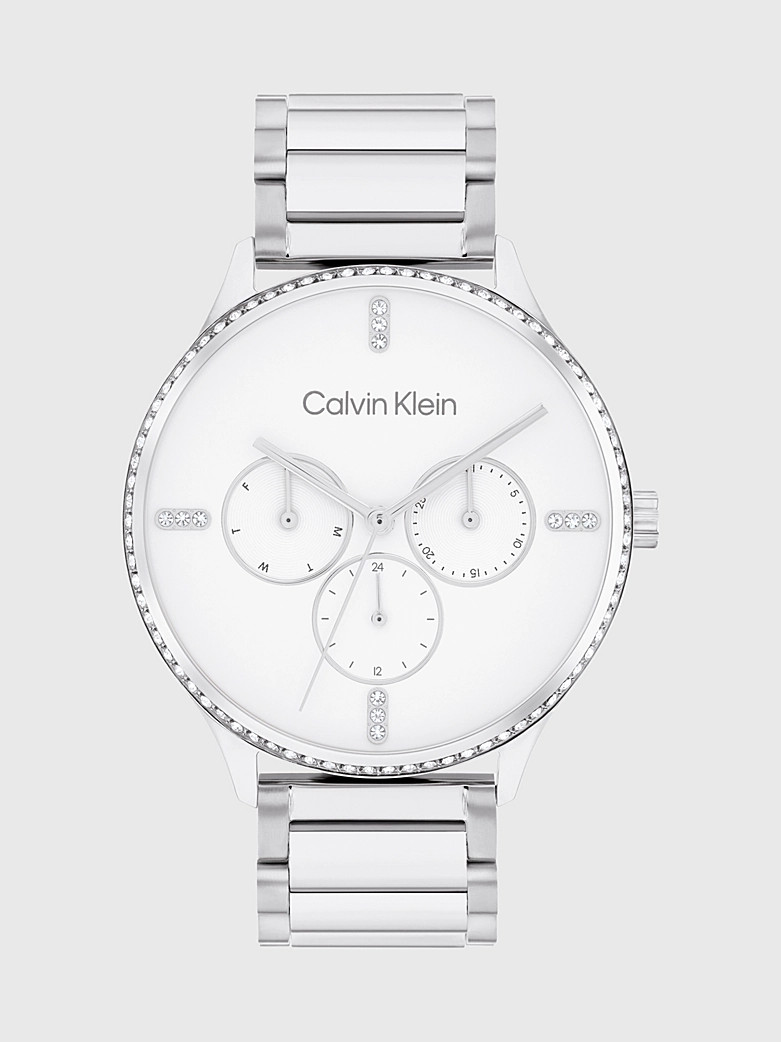 Calvin Klein Multifunctional watch with crystal decoration