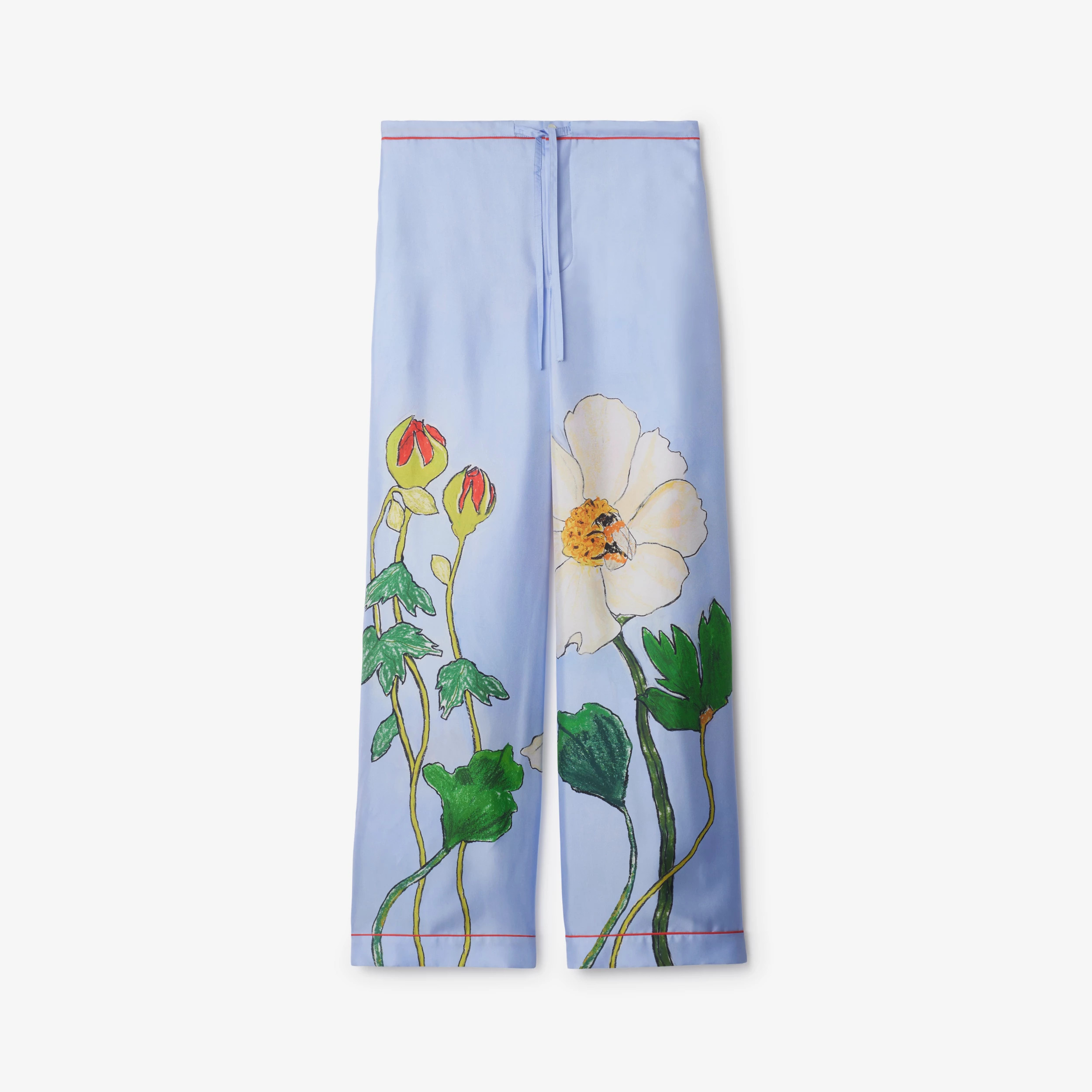 Burberry Highgrove Honeybee Silk Pyjama Trousers