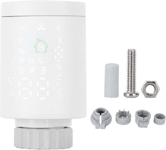Thermostat Heating, Smart Radiator Thermostat, Smart Home Thermostat, Household Smart Radiator Actuator, App Control, Thermostatic Radiator Valve, Temperature Controller