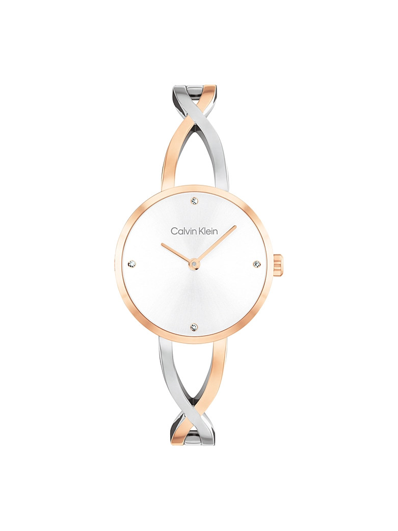 Calvin Klein Two-tone gold-plated steel wristwatch