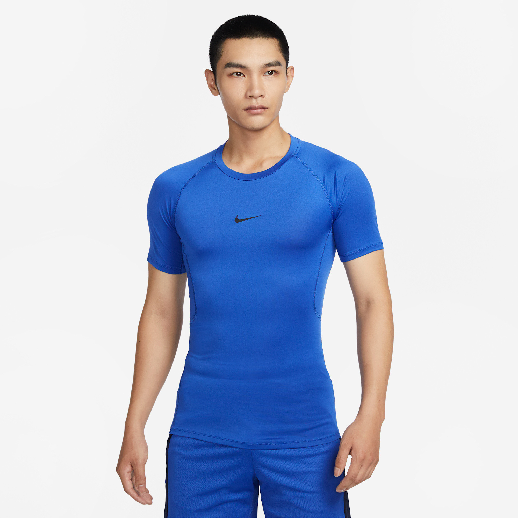 Nike Pro Dri-FIT Slim-Fit Short-Sleeve Fitness Top