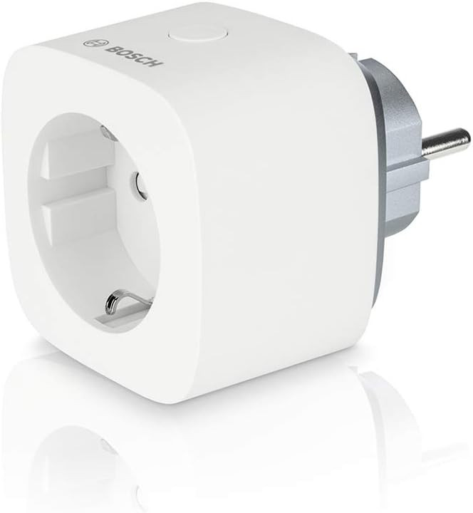 Bosch Smart Home Compact Adapter Plug, Smart Plug with App Function, Radio Signal Amplification, Compatible with Alexa, Google Home and HomeKit