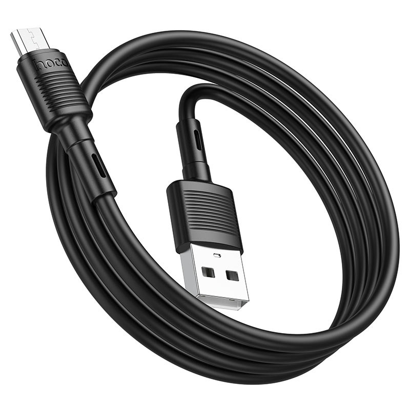 Hoco X83 micro 2.4A 1M black Charging Cable