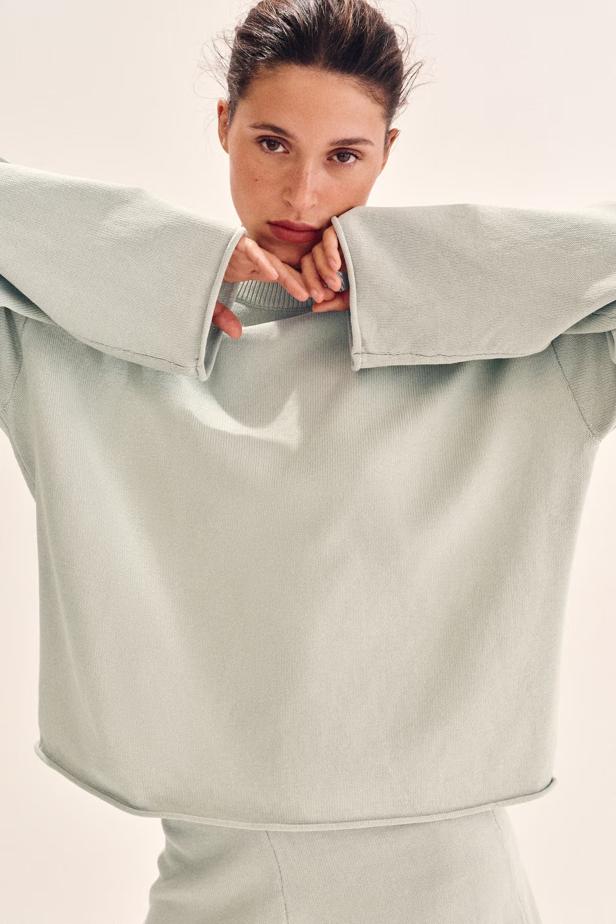 H&M Sweater with rolled edges