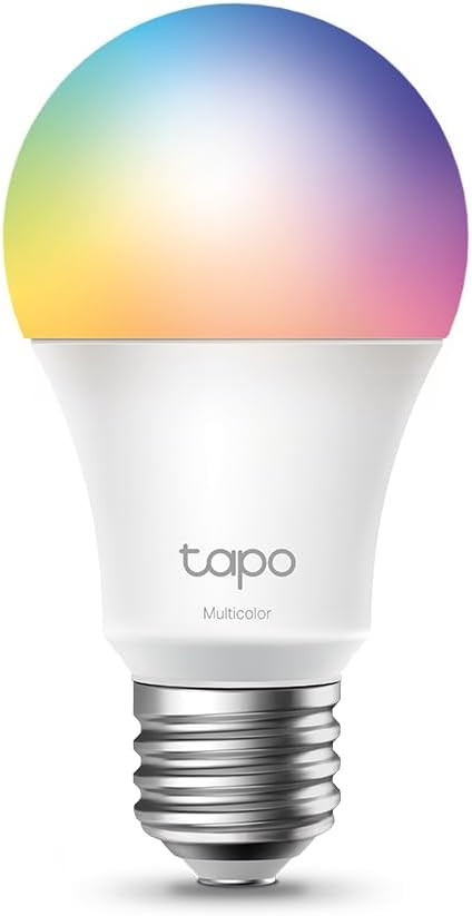 TP-Link Tapo L530E Smart WiFi Light Bulb E27, Multicoloured Dimmable Alexa Smart Lamp, Smart Home Alexa Accessories, Compatible with Alexa, Google Assistant, Tapo App, Operations and Schedules, No Hub