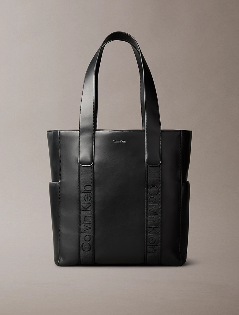 Calvin Klein Laptop shopper with logo jacquard pattern