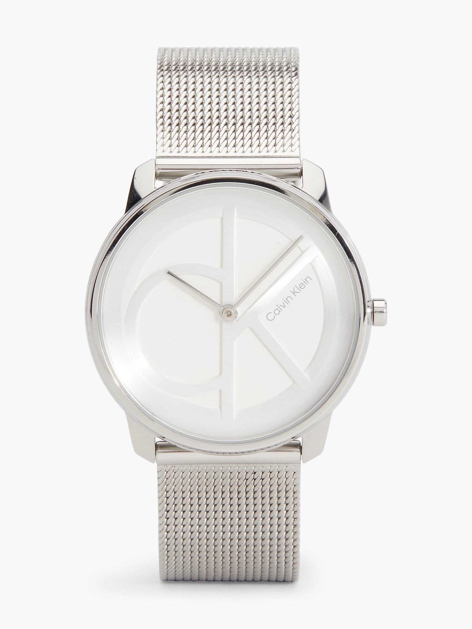 Calvin Klein Mesh watch with monogram logo