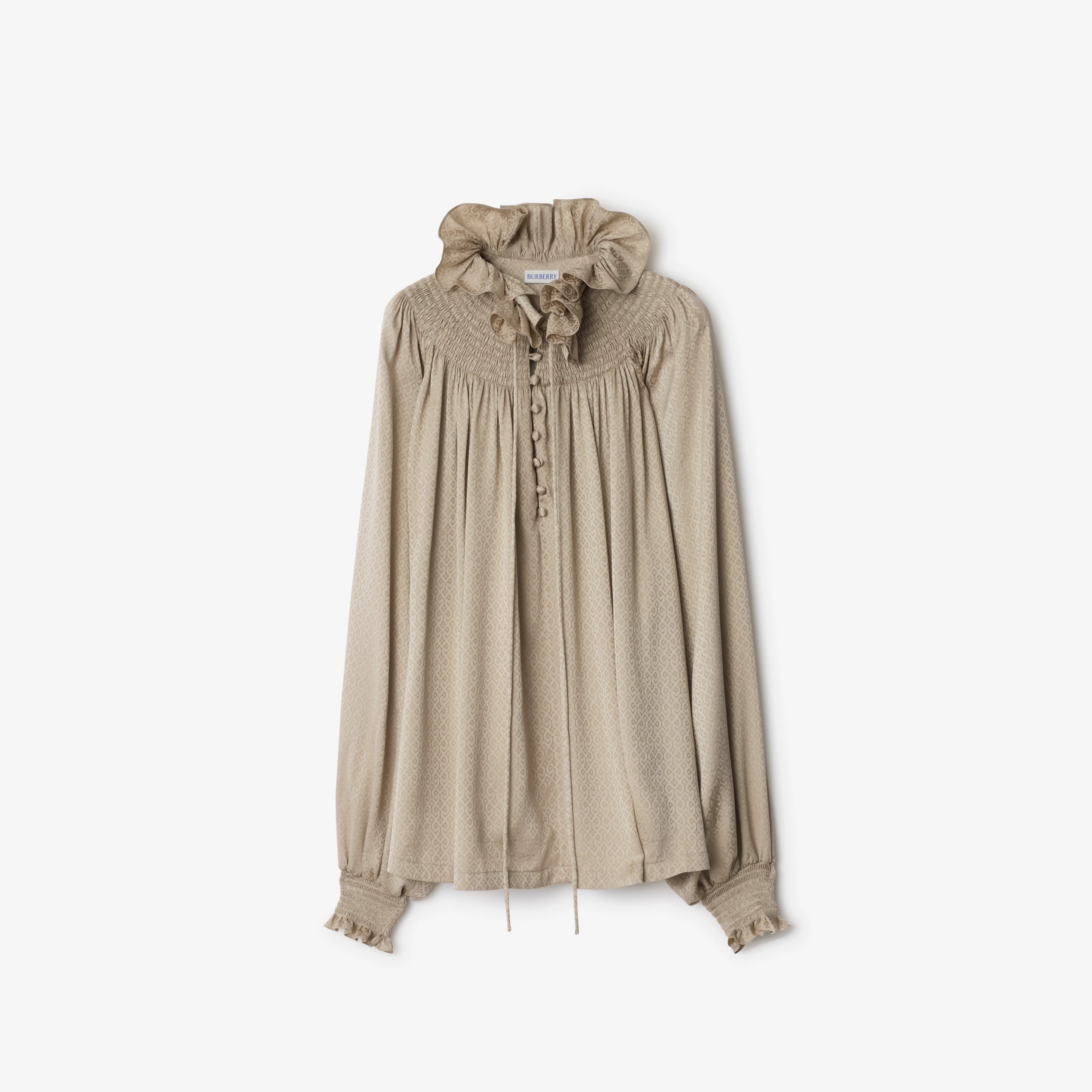 Burberry Geometric Silk Blouse