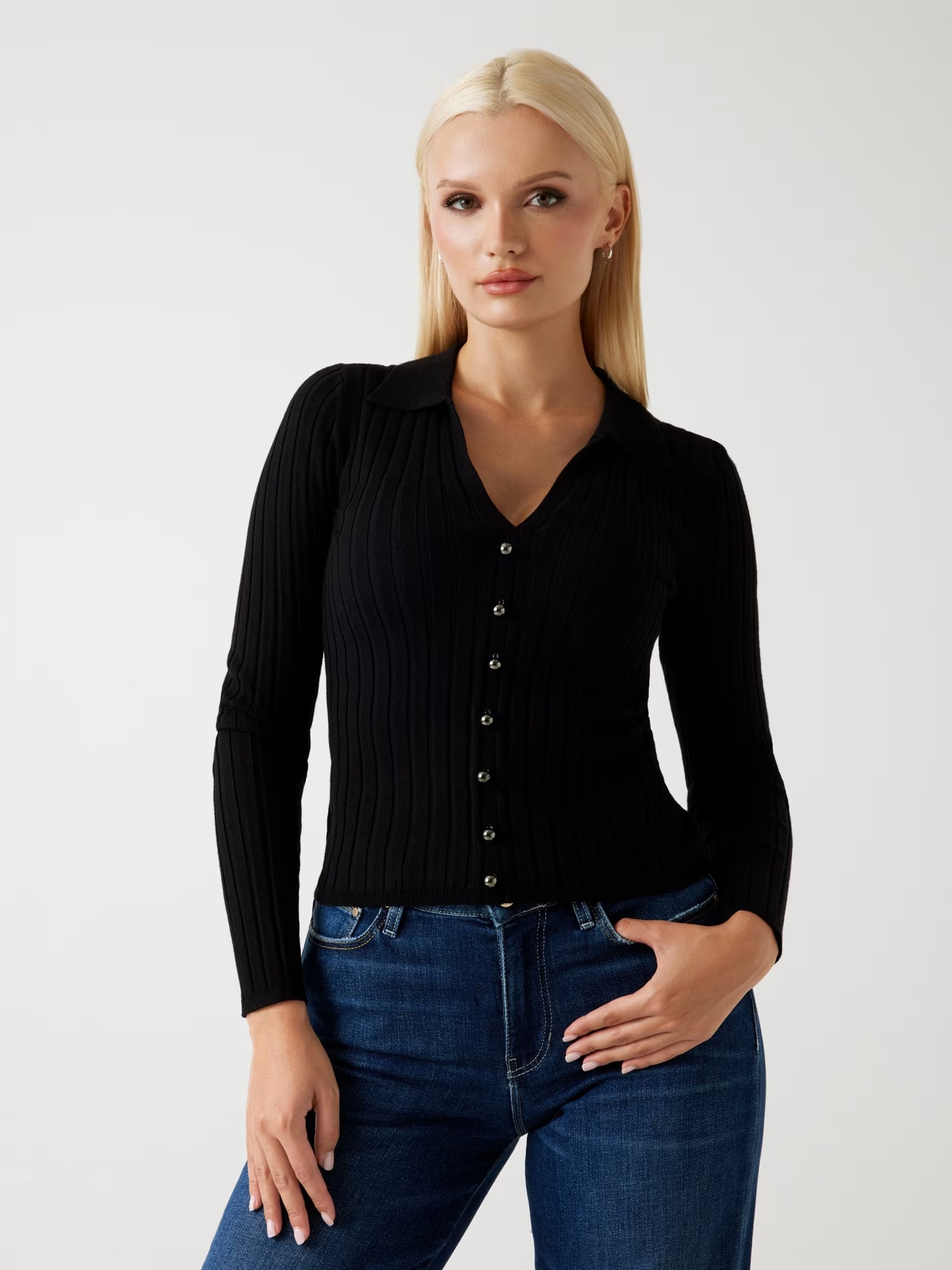 Guess Rib-knit cardigan