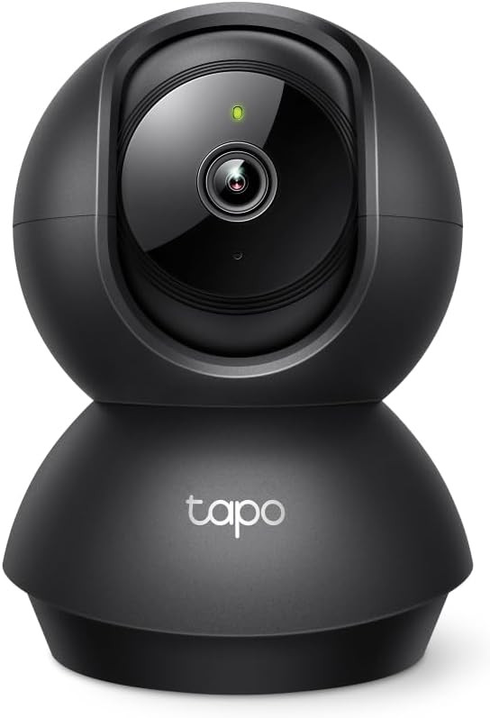 Tapo C201 360° WiFi Indoor Surveillance Camera, 1080P Night Vision, Motion Detection, Two-Way Audio, Compatible with Alexa & Google Assistant