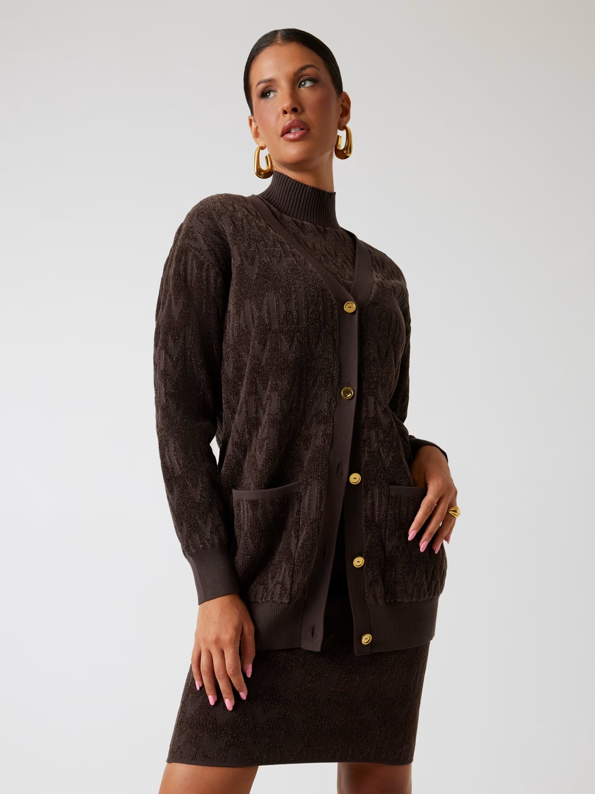 Guess Marciano monogram cardigan