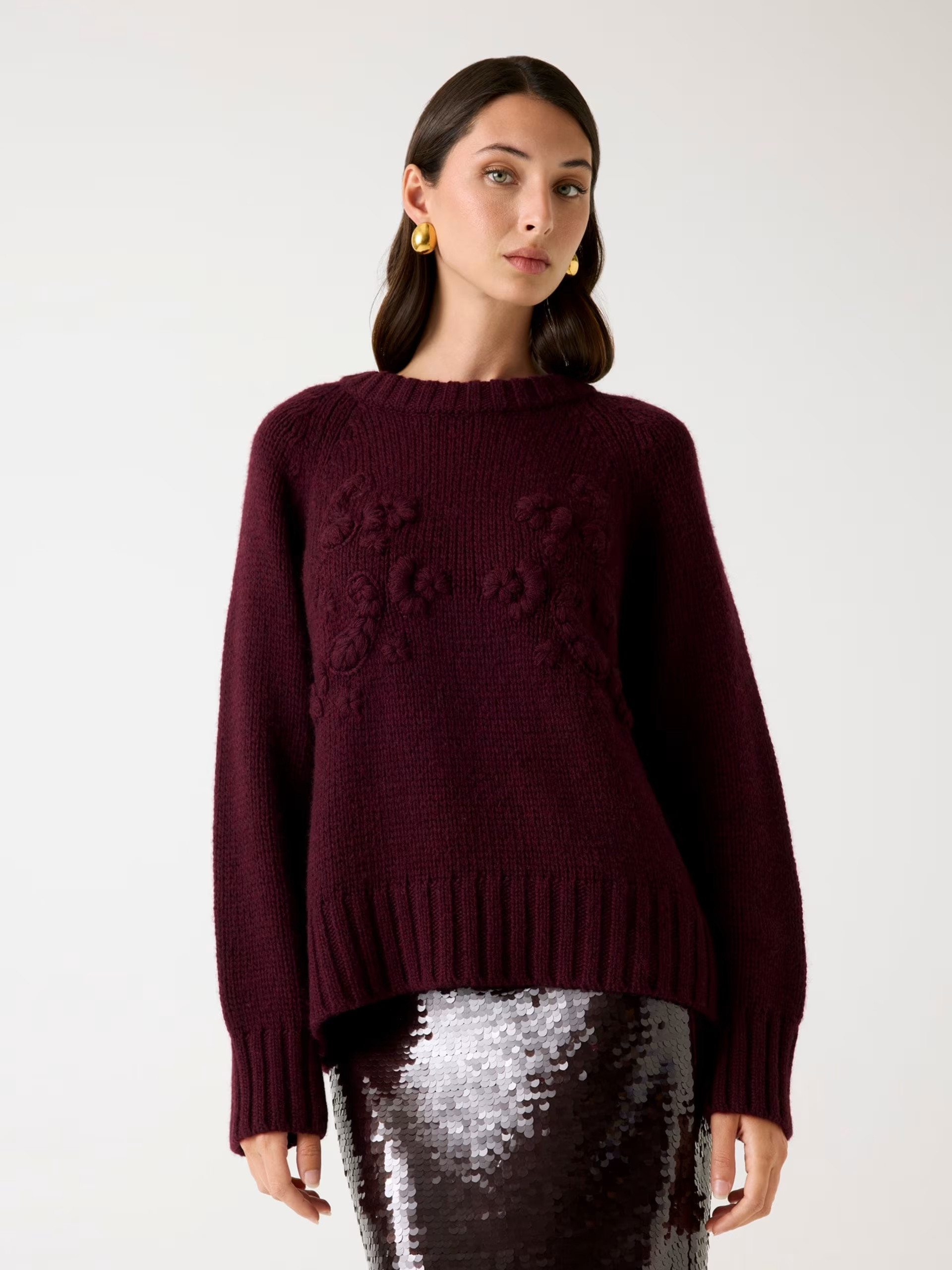 Guess Marciano alpaca-blend embroidered sweater