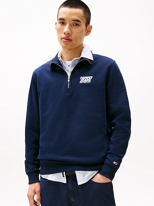 Men’s Sweatshirt with Bubble Logo on Back and Front