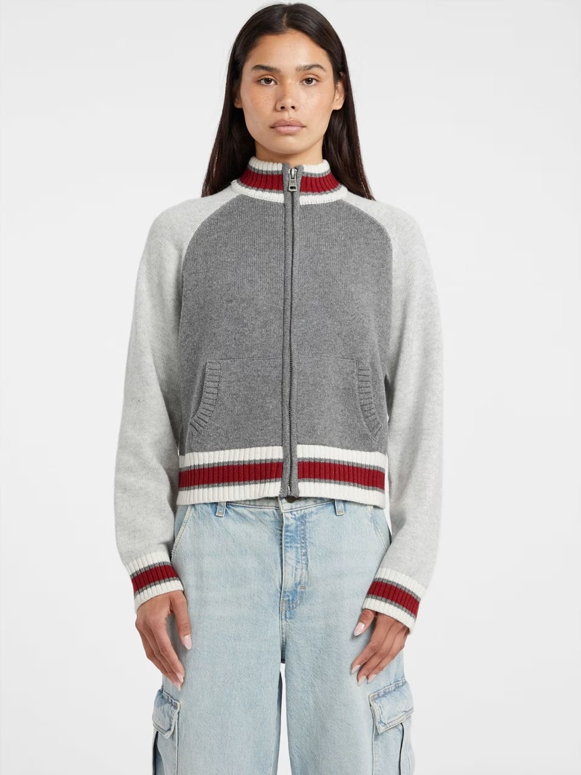 Guess Jeans Wool blend intarsia sweater