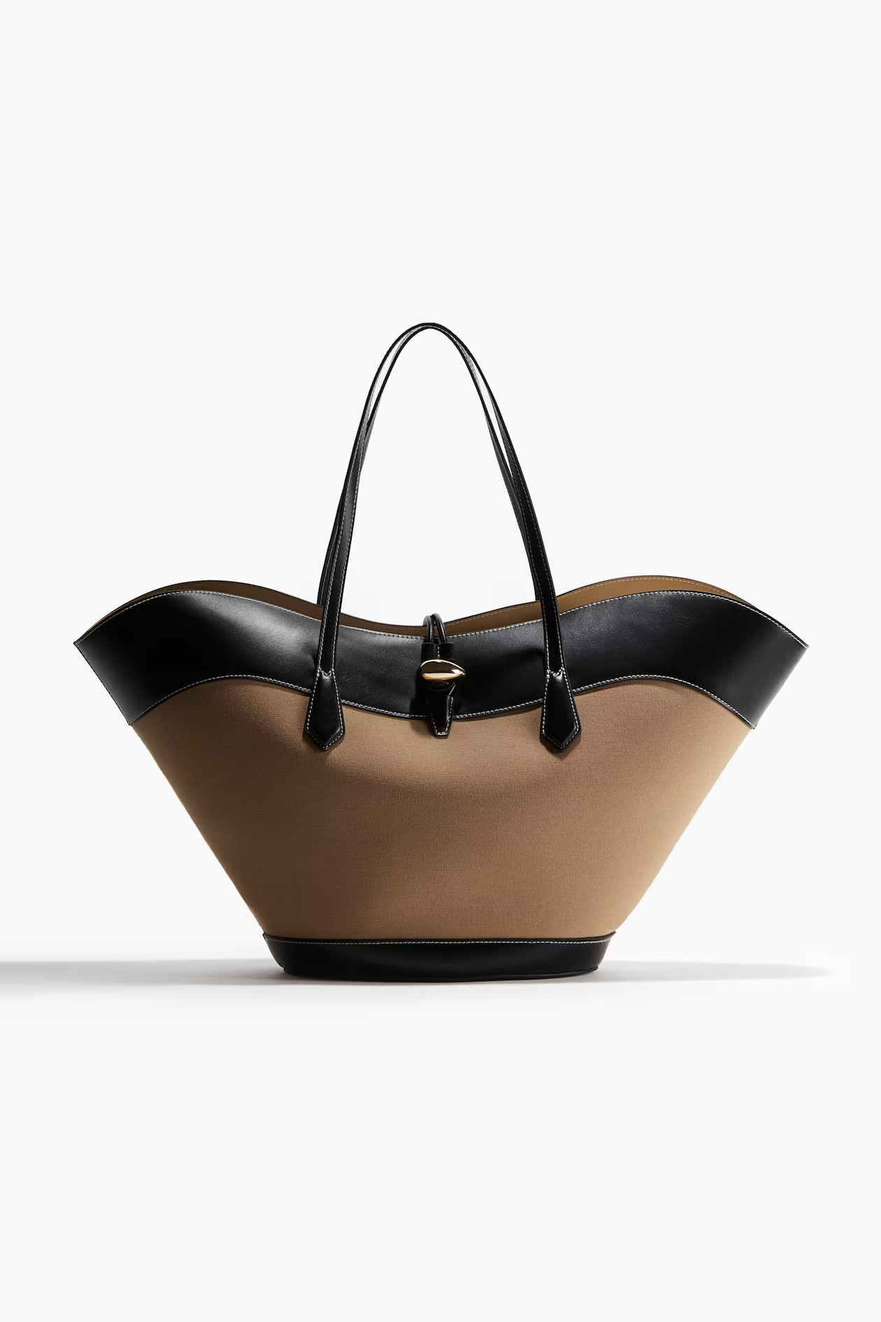 H&M Dark beige Shopper